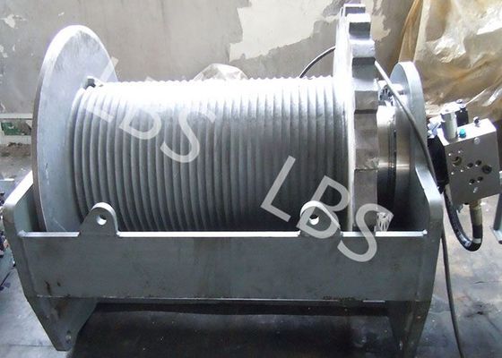 Two Speed Hydraulic Crane Winch Electrical Mooring Winch Long Life