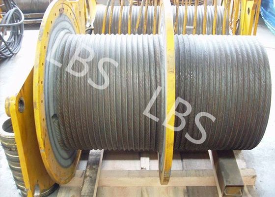 Small Size Tower Crane Winch Drum with LBS Groove or Spiral Groove