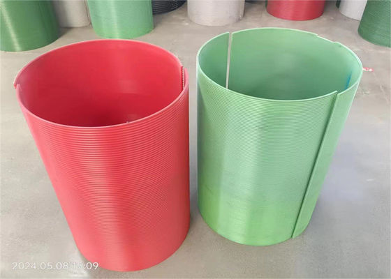 Thép carbon tùy chỉnh nửa cắt Split Lebus Grooved Roll Or Drum For Oil Rig Polymer Nylon Material